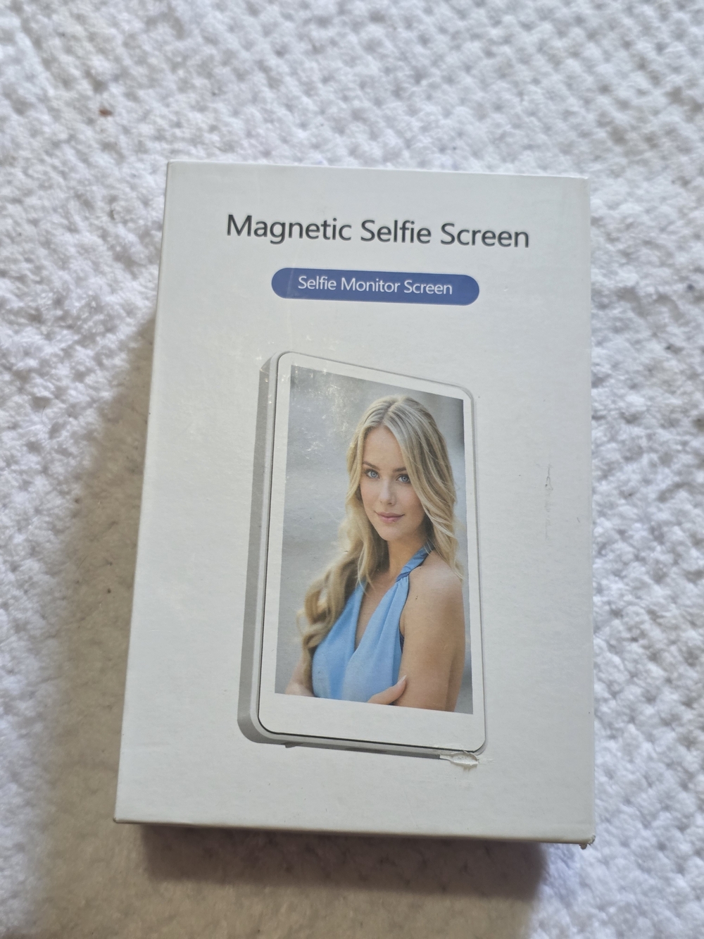 Magnetic Selfie Screen - White Selfie Monitor Screen